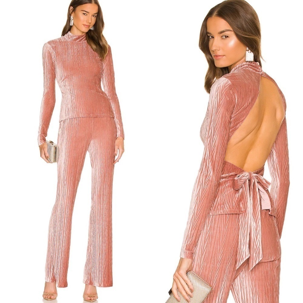 NWT Michael Costello x REVOLVE Piera‎ Top in Mauve Size Medium